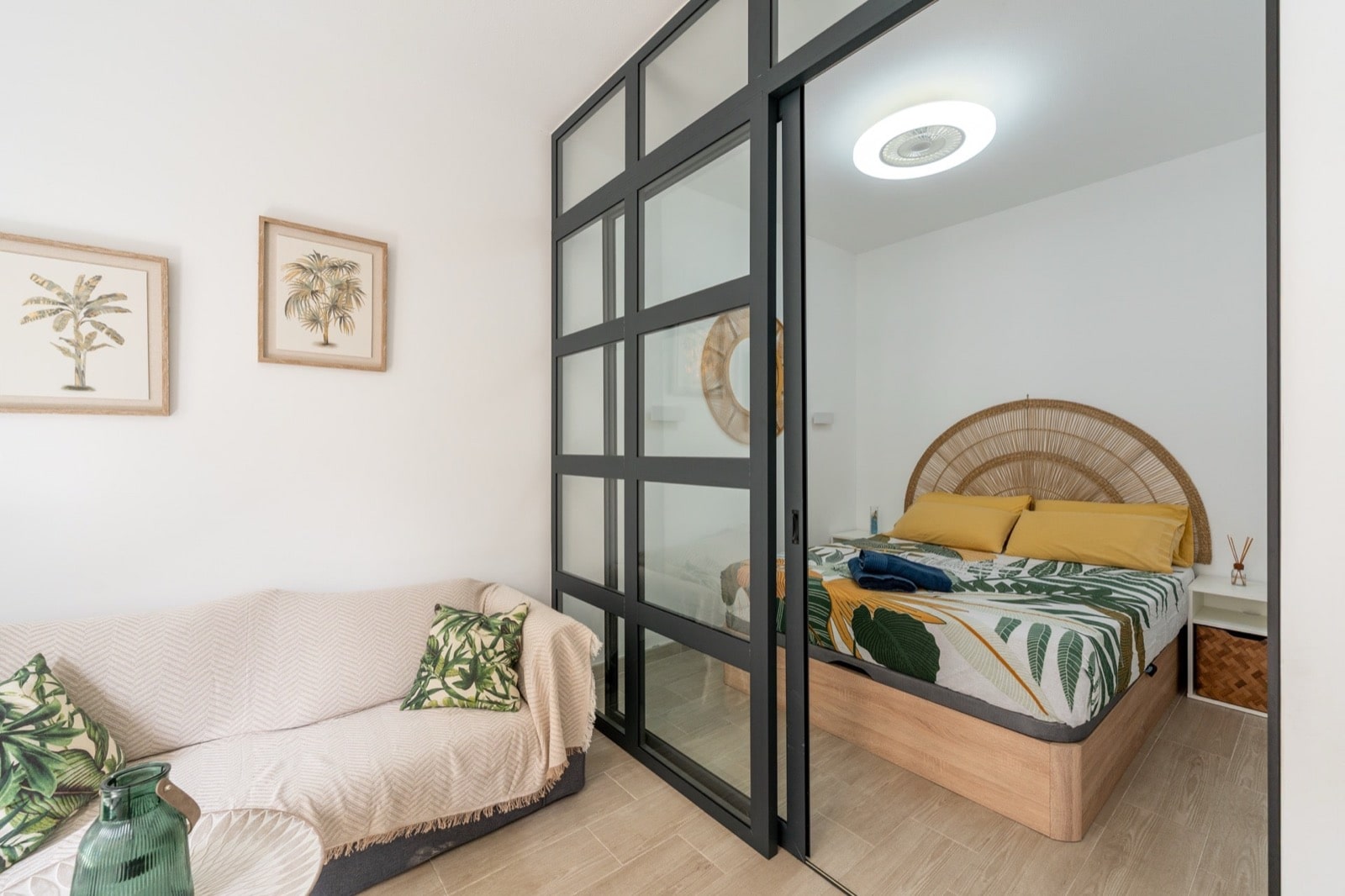 Casita Palmera - Zona de estar acogedora